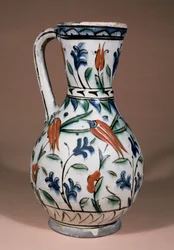 Krug mit roter Dekoration, Iznik
